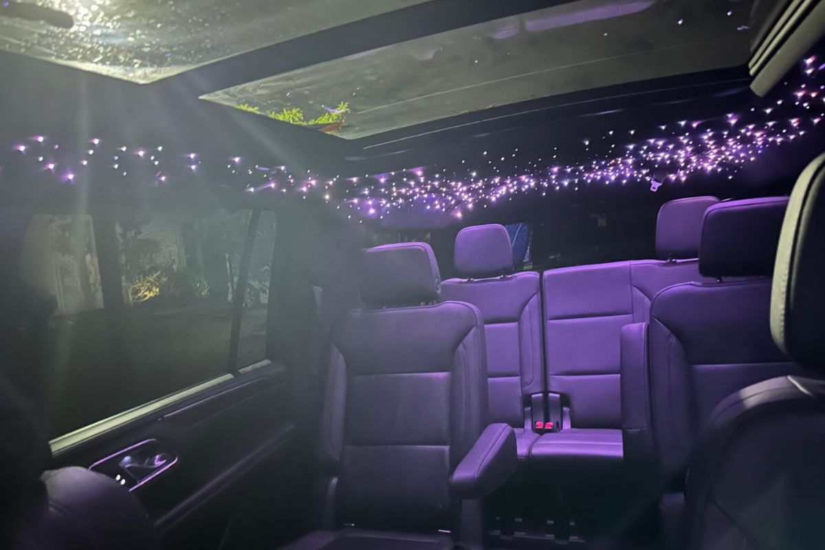 Inside of suburban